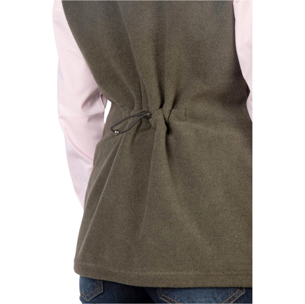 2025 Rydale Womens Huggate Fleece Waistcoat 406111 - Khaki